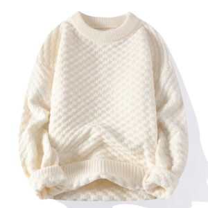 Suéter de cuello redondo para hombre