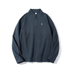 Sudadera con cuello alto, ropa deportiva para exteriores, chaqueta informal