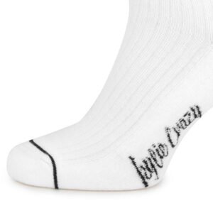 Calcetines invisibles blanco de algodón con acolchado PIES DELICADOS