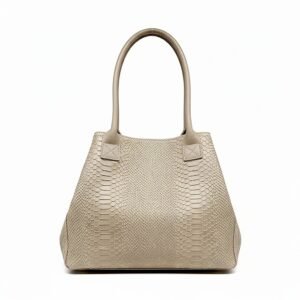 Bolso de cuero LOLA – Topo – Hecho en Italia