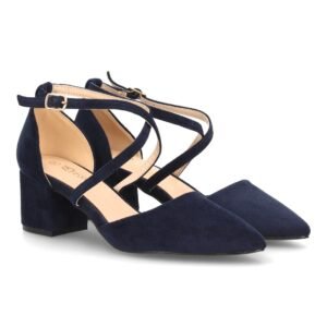 Zapato de tacón medio para mujer con diseño elegante