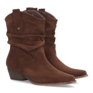 Botas de mujer de estilo cowboy con diseño moderno.